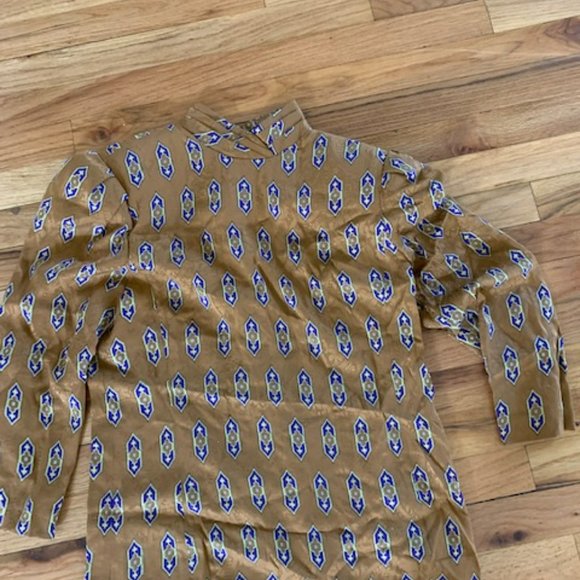 richard warren 100% silk vintage top size 8 - Picture 5 of 6